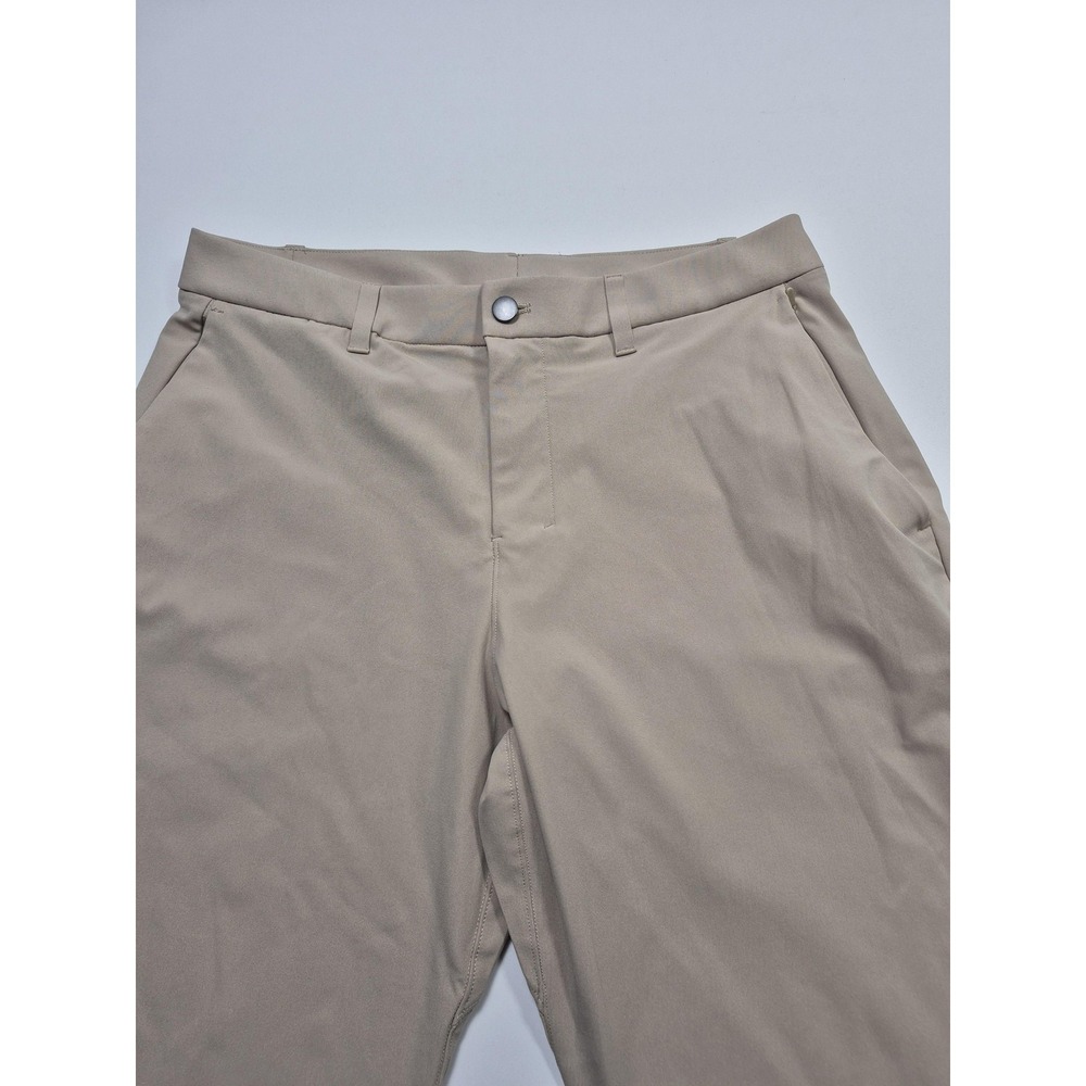 Lululemon Men's ABC Trouser Pant Classic Fit LM5AR2S Size 34x28 Tan - Picture 2 of 9